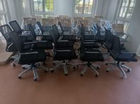 Ergonomic Medium Back Mesh Office Chair   Breathable Office Chair for Staff, Office & Meeting Room Use  Kerusi Pejabat Ergonomik  �б������칫�� Malaysia