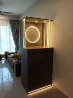 Buddhist Prayer Altar Cabinet  Modern Home Prayer Table with LED Light  Wooden Prayer Altar Furniture  �Ҿ���̨  �����̨ ��ʽ Malaysia