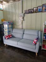 Fabric Sofa Set  Modern 3 Seater Sofa  Affordable Living Room Sofa Malaysia  Nordic Style Fabric Sofa  ����ɳ��