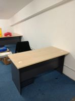 Standard Office Table with Mobile Pedestal  L Shape Office Table  Meja Pejabat Murah Malaysia  Office Furniture Supplier  �칫��