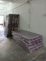 Double Decker Metal Bed (JTK Compliant) + Budget Mattress Set  Katil Besi Asrama Pekerja  ��������˫������ JTK Compliant Double Decker Metal Bed & Mattress Set for Worker Hostel   Pembekal Katil Asrama Malaysia 