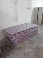 Double Decker Metal Bed (JTK Compliant) + Budget Mattress Set  Katil Besi Asrama Pekerja  ��������˫������ JTK Compliant Double Decker Metal Bed & Mattress Set for Worker Hostel   Pembekal Katil Asrama Malaysia 