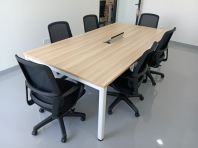 Office Meeting Table  6 8 Seater Conference Table  Modern Minimalist Discussion Table  Meeting & Conference Table  Meja Mesyuarat Pejabat KL Penang Office Furniture Malaysia