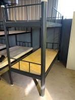 Heavy Duty Metal Double Decker Bed | Steel Bunk Bed with 14mm Plywood | Hostel Dormitory Bed Malaysia | Katil Bertingkat Besi Tahan Lasak | Katil Asrama Sekolah & Universiti 