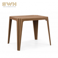 Plastic School Exam Table (Brown)   Lightweight & Sturdy Classroom Desk