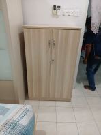 Home & Office Storage Cabinet | Wood Finish Cupboard | Kabinet Kayu Serbaguna - Storage Cabinet with Lock | Office & Home Filing Cabinet | Wooden Cupboard Supplier Malaysia