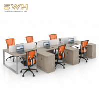 6 Seater Office Workstation Table (MATRIX Series) | Office Furniture
