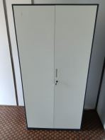 Steel Full Height Cabinet & Foldable Banquet Table   Kabinet Besi Berkunci & Meja Lipat Tahan Lasak untuk Pejabat & Kabin  Ideal for File Storage, Cabin Office, Site Office & Multipurpose Use  Pembekal Perabot Pejabat Malaysia (Penang, Kedah, Perlis, Perak, KL, Selangor & Nationwide)