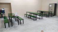 Canteen Dining Table & Bench Set   Meja Makan & Bangku Kantin Tahan Lasak, Mudah Dibersihkan & Jimat Ruang  Ideal for Office Pantry, Factory Canteen, Cafeteria & Food Court  Pembekal Meja & Bangku Kantin Malaysia (Penang, Kedah, Perlis, Perak, KL, Selangor & Nationwide)