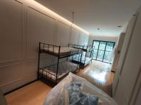 Double Decker Metal Bed with Single Mattress   Katil Asrama Besi Kukuh & Jimat Ruang + Tilam Rebond Foam 5 Inch Ketumpatan Tinggi  Ideal for Asrama, Hostel, Worker Dormitory, Projek JTK & Penginapan Berkumpulan  Pembekal Katil Asrama & Tilam Malaysia (Penang, Kedah, Perlis, Perak, KL, Selangor & Nationwide