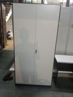 Steel Cabinet & Steel Locker with Small Office Table   Almari Besi Kukuh & Meja Pejabat Ringkas  Ideal for Tahfiz, Sekolah Agama, Dormitory, Office & Staff Locker Area  Pembekal Kabinet Besi & Locker Malaysia (Penang, Kedah, Perlis, Perak, KL, Selangor & Nationwide)