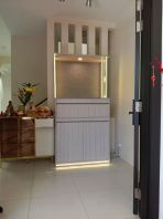 Modern Chinese Buddhist Prayer Altar Cabinet Malaysia   �ִ���̰���̨��� with LED Lighting & Feng Shui Design  Full-Height Home Altar Cabinet with Storage  Suitable for Landed House & Condo  Altar Supplier Malaysia (Penang, KL, Selangor, Johor & Singapore)