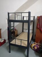 Heavy Duty Metal Double Decker Bed   Katil Double Deck Besi Tahan Lasak, Rangka Keluli Tebal & Struktur Kukuh  Ideal for Foreign Worker Hostel, Construction Worker Dormitory, Staff Quarters & Labour Camp  JTK Approved Hostel Bed Malaysia (Penang, KL, Selangor & Nationwide)