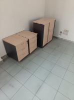 Office Workstation Table & Discussion Set   Budget Office Furniture Series  Practical Office Table, Workstation Desk, Storage Cabinet & Small Round Meeting Table  Ideal for SME Office, Corporate Workspace, Factory Office & Site Office  Office Furniture Supplier Malaysia (Penang, KL, Selangor & Nationwide)