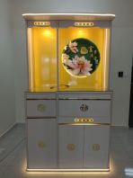 Modern Chinese Feng Shui Prayer Altar Table Cabinet   LED Lighted����̨ & ������ Elegant & Auspicious Design  Ideal for Chinese Buddhist & Taoist Worship, Small Apartment & Landed House  Pembekal����̨ Malaysia (Penang, KL, Johor, Melaka, Ipoh & Nationwide)