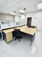 L-Shape Office Workstation Table   Budget Series Modular Office Furniture with Storage Pedestal  Meja Pejabat Bentuk L Tahan Lasak & Jimat Kos  Suitable for Staff Workstation, Corporate Office, Call Centre & Commercial Workspace  Office Furniture Supplier Malaysia (KL, Selangor, Penang & Nationwide)