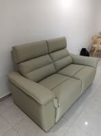 Modern 2 Seater PU Leather Sofa   Comfortable Contemporary Living Room Sofa for Condo & New House  �ִ���Լ˫��ɳ��  PU Ƥ���ִ�ɳ��  Budget High Quality Sofa for Home, Condominium, Airbnb & Homestay  Malaysia & Singapore (Johor Bahru, Penang, Ipoh, KL & Nationwide)