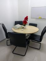 Office Visitor Chair PU Leather   Steel Leg No Wheels Meeting Chair  Fixed Base Office Guest Chair  Visitor & Conference Chair for Office, Meeting Room & Corporate Workspace  Office Chair Supplier Malaysia (Penang, KL, Selangor & Nationwide)