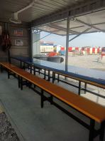 Industrial Canteen Table and Bench Set   Heavy Duty Fibreglass Dining Table for Construction Site Pantry & Factory  Commercial Food Court & Worker Rest Area Seating  Suitable for Site Cabin, Factory Dining Area & Outdoor Covered Space  Furniture Supplier Malaysia (Penang, KL, Selangor & Nationwide)