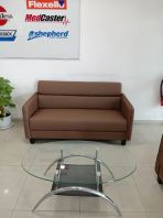 Office Sofa for Lobby & Reception Area   Modern Waiting Area Sofa Malaysia  Budget Office Sofa Set for Reception, Showroom & Corporate Office  2 Seater PU Leather Sofa  Office Furniture Supplier Malaysia (KL, Selangor, Penang & Nationwide)