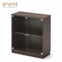 Swinging Glass Door Low Cabinet (Q-YG 9) | Office Cabinet