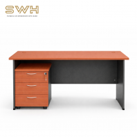 Standard Office Table 3 C/W Mobile Pedestal Drawer ( C ) | Office Table