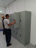 6 Compartment Steel Locker   Heavy Duty 2 Tier Metal Locker Cabinet  JTK Approved Locker Size for Factory Worker, Staff & Hostel  Industrial Steel Storage Locker Supplier Malaysia (KL, Selangor, Penang & Nationwide)