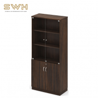Swinging Glass Door High Cabinet (Q-YD21) | Office Cabinet