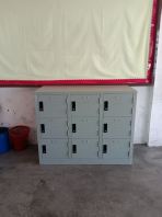 Half Height Steel Locker   9 Compartment Metal Locker Cabinet  Multi Purpose Shoe Rack Locker for School, Classroom, Office & Staff Storage  Heavy Duty Steel Locker Cabinet  Locker Supplier Malaysia (Penang, KL, Selangor & Nationwide)