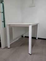 White Office Table   Writing Desk  Simple Modern Office Desk  Meja Pejabat Minimalist  Office Table Supplier Penang, Prai, Bukit Mertajam, Butterworth, Kulim