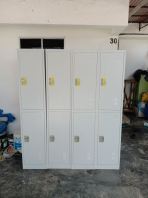 Steel Locker Cabinet   2 Tier Office Locker Storage  Metal Locker Cabinet  Office Furniture Supplier Penang, Prai, Bukit Mertajam, Butterworth, Kulim