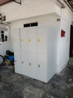 Steel Locker Cabinet   2 Tier Office Locker Storage  Metal Locker Cabinet  Office Furniture Supplier Penang, Prai, Bukit Mertajam, Butterworth, Kulim