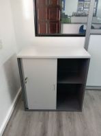 Office Sliding Door Cabinet Low Height   Office Storage Cabinet  Filing Cabinet with Sliding Door  Office Furniture Supplier Penang, Prai, Bukit Mertajam, Butterworth, Kulim