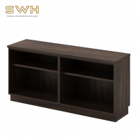 Dual Open Shelf Low Cabinet (Q-YOO 7160) | Office Cabinet