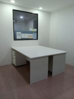 White Office Table Malaysia   Workstation Desk with Drawer  Office Furniture Supplier KL, Puchong, Shah Alam, Penang