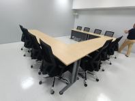Office Table Malaysia   Modular Desk Arrangement for Meeting & Training Setup  U Shape Conference Table KL Penang