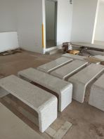Modern Outdoor Terrazzo Bench Malaysia | Heavy Duty Concrete Seating for Public & Landscape Areas | Bangku Outdoor Terrazzo | Kerusi Batu Taman & Kondominium Malaysia | Deliver Penang Island , Tanjong Tokong , Jelutong , Andaman Island , Kulim | Shah Alam | Puchong | KL