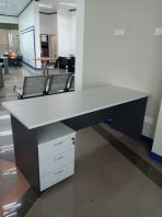 Standard Office Table Malaysia | Office Desk with Mobile Pedestal | Office Workstation Table | Meja Pejabat Standard | Meja Office Dengan Pedestal Bergerak | Meja Kerja Pejabat | Deliver Kulim Hi Tech, Penang, Bayan Baru, Georgetown, Puchong, Kuala Lumpur