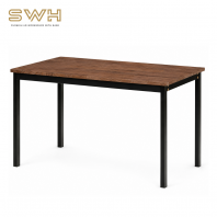 Rectangle Solid Wood Dining Table ( Walnut - Bistro Leg ) | Cafe Dining Table