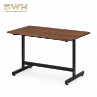 Rectangle Solid Wood Dining Table ( Walnut - H Leg ) | Cafe Dining Table