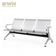 3-Seater Metal Link Chair   PUBLIC Waiting Area Seating