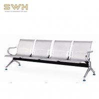 4-Seater Metal Link Chair   PUBLIC Waiting Area Seating