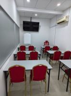 Banquet Chair Malaysia | Hotel, Seminar, Conference, Event Hall & Tuition Centre Chairs | Gold Metal Frame Banquet Chair | Stackable Banquet Chair for Seminar, Tuition Centre, Church & Event Hall | Supplier Malaysia