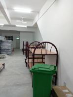 Heavy Duty Splitable Double Decker Metal Bed with Plywood Base | JTK Standard Worker Hostel Bed + Single Mattress | Foreign Worker Hostel Bed Malaysia