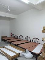 Heavy Duty Splitable Double Decker Metal Bed with Plywood Base | JTK Standard Worker Hostel Bed + Single Mattress | Foreign Worker Hostel Bed Malaysia
