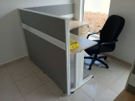 4 Person Office Workstation Cubicle | Modular Office Partition Workstation | Office Cubicle Desk Malaysia | Office Furniture Supplier Penang KL