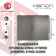 CONDENSER HYUNDAI IONIQ HYBRID W/DRIER (HANON) 97606-G2000