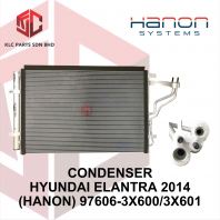 CONDENSER HYUNDAI ELANTRA 2014/KIA CERATO K3 W/DRIER (HANON) 97606-3X600/3X601