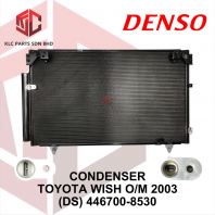 CONDENSER TOYOTA WISH O/M 2003/CALDINA W/DRIER (DS) 446700-4861/8530