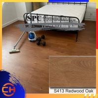 NII Floor 4MM Click SPC Flooring 100% Virgin Material - Code: S413 (Redwood Oak)